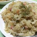 ♪らぶ's cooksnap of when they made フライパンde ベーコン舞茸の和風ピラフ.