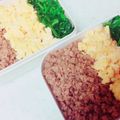 ちなぴよ's cooksnap of when they made 鶏そぼろ(3色丼）.
