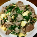 にぃもちゃん's cooksnap of when they made 豚肉とニラのたまご炒め.
