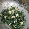 たまのじゃく's cooksnap of when they made 小松菜のチーズ和え.
