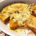 momoたん。's cooksnap of when they made かぼちゃのﾁｰｽﾞ焼き.