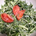 すまーとくん's cooksnap of when they made 水菜とトマトのシーザードレッシングサラダ.