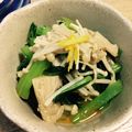 Soryumama's cooksnap of when they made レンジで簡単！小松菜の柚子風味おひたし.