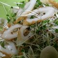 ギャプラン's cooksnap of when they made ブロッコリースプラウトと竹輪のポン酢和え.