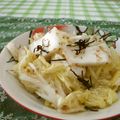 赤い電話's cooksnap of when they made 白菜の簡単塩こぶ和え.