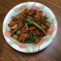 goodluckベア's cooksnap of when they made 菊芋の三色きんぴら.