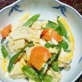 かずぷぅ's cooksnap of when they made □■高野豆腐とさやえんどうの卵とじ■□.