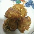 みるくボーロ's cooksnap of when they made お弁当にも！カリッと♪里芋揚げの味噌和え.