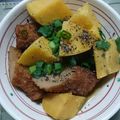 なおつん0802's cooksnap of when they made 安納芋と練り物の煮物.