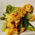 てぃちゃん0004's cooksnap of when they made 簡単！小松菜×卵炒め.