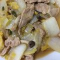 万年新人嫁's cooksnap of when they made 簡単ヘルシー麻婆白菜♪.
