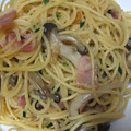 万年新人嫁's cooksnap of when they made きのことベーコンの和風パスタ♡簡単♡.