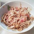 ちゃむ♡'s cooksnap of when they made もやしベーコン炒め卵入り.