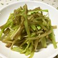 のんのんSTELLA's cooksnap of when they made ブロッコリーの芯とごぼうのナンプラー炒め.