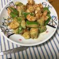 クック1U0YQ1☆'s cooksnap of when they made エビときゅうりのピリ辛マヨ炒め☆.