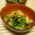 時花菜's cooksnap of when they made ✿小松菜と揚げのおひたし✿.