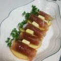 くろこた's cooksnap of when they made りんご★生ハム★かぼすハニーな1皿.