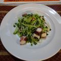 honeyrock's cooksnap of when they made タコとセロリとカイワレのエスニックサラダ.