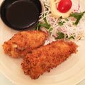 のんののはちみつ's cooksnap of when they made 豚肉と白菜 のチーズフライ(⑅˃◡˂⑅).