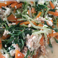 タムソン's cooksnap of when they made 壬生菜(京菜)とツナの白和え.