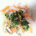 ハルちゃん☆'s cooksnap of when they made タラと白菜のフライパン蒸し ネギ油ダレ.