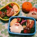 しまねのこ's cooksnap of when they made Happyお弁当**サンタ＆トナカイ**.