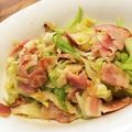 saku39717's cooksnap of when they made 塩だけで、キャベツとベーコンのさっと煮.