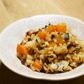 ガメコ's cooksnap of when they made ヒラタケ、人参の混ぜご飯.