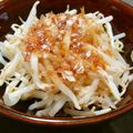 もりはん's cooksnap of when they made ごま油で美味しいもやしのサラダ.