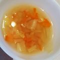 ささらんらん's cooksnap of when they made 離乳食完了期　人参玉ねぎキャベツの味噌汁.