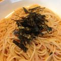 秀ちゃん＆八重ちゃん's cooksnap of when they made ふりかけで★たらこクリームスパゲッティ.