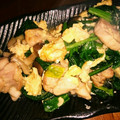 fm04's cooksnap of when they made 鶏肉とほうれん草のふんわり卵炒め.