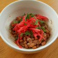 ドルフィンサーモン's cooksnap of when they made 意外とはまる！紅しょうが納豆.