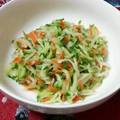 sakuraロゼット's cooksnap of when they made きゅうりと大根のさっぱり和え♪♪.