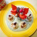 runa10's cooksnap of when they made バナナッツでヨーグルトアート♡森のリース.