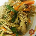 Ayapaigne's cooksnap of when they made 鶏皮きんぴらごぼう！.