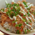 ともみろ's cooksnap of when they made シェフが教える明太子と鮭フレークの他人丼.