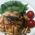 ふさふさちゃん's cooksnap of when they made 豆腐ハンバーグのきのこソース.