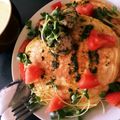 みなみな21's cooksnap of when they made たまご一個で作る一人前パンケーキ.
