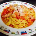 やしんワイルド's cooksnap of when they made フレッシュトマトパスタ.