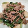 ChibiEmiko's cooksnap of when they made 挽肉と里芋の炒め煮.