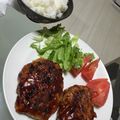 クック3PPFMV☆'s cooksnap of when they made エノキでかさ増し、ハンバーグ.