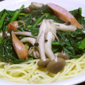 Rick_t's cooksnap of when they made ほうれん草のスープパスタ☆自分用覚書.