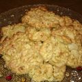 みかん女's cooksnap of when they made アーモンドとココナッツの薄焼きクッキー.