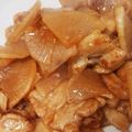 chachana's cooksnap of when they made 豚肉と大根のトロッと甘辛炒め★.