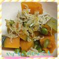 まゆちゃろ's cooksnap of when they made 美味しくカルシウムを✿かぼちゃのじゃこ煮.