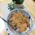 紫陽28's cooksnap of when they made ツナのスパゲッティ・プッタネスカ.