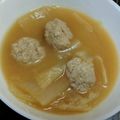めめぼ's cooksnap of when they made 簡単で暖まる！白菜と肉団子の味噌スープ.
