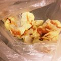 亜忍。's cooksnap of when they made レンジでヘルシー☆手作りポテトチップス.