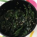 db部みぃ's cooksnap of when they made ５分で出来る！ほうれん草のナムル.